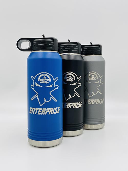 32oz Water Bottle with Straw